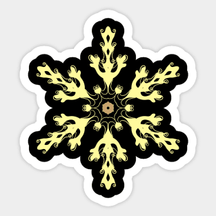 MANDALA T-SHIRT Mandala Gold Sticker